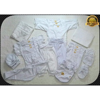 Baby Clothes All White Newborn Baru Baruan Infant Clothes Lucky Cj Set