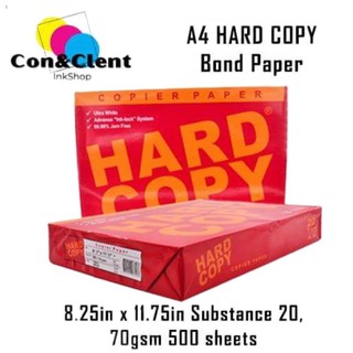 №™﹉Hard Copy Bond Paper Short/A4/Long (70gsm)