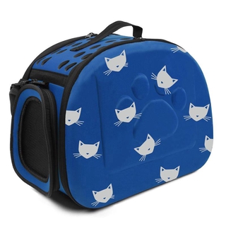 ✙Cat Carrier Bag Outdoor Dog Carrier Bag Foldable EVA Pet Kennel Puppy Dog Cat Outdoor Travel Should