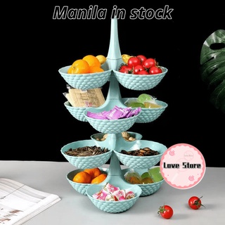 A47 COD Fruit tray snack tray Living room fruit snack tray Multi-layer dried fruit tray