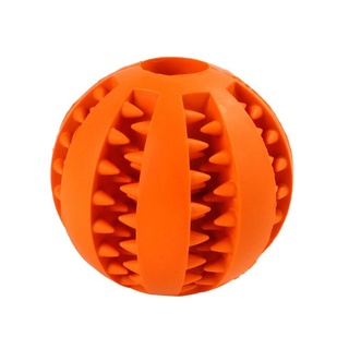 Capsule Toys№♕﹊5CM Natural Rubber Ball Puppy Chew Toy Food Dispenser Ball Bite-Resistant Clean Teet (2)