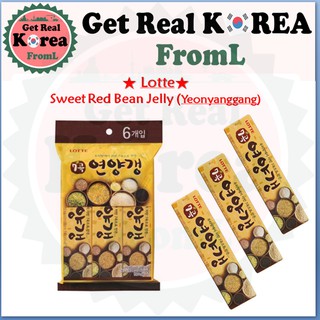 ★Lotte★ Korea Traditional Sweet Red Bean Jelly 55g*6p (1)