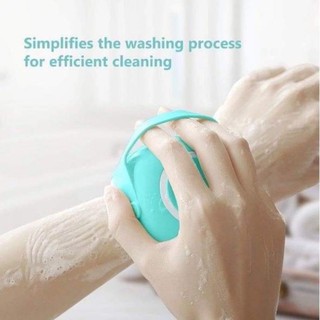 Silicone Bath Brush / Body Brush Scrub Bath Shower Brush Silicone Dispenser (1)