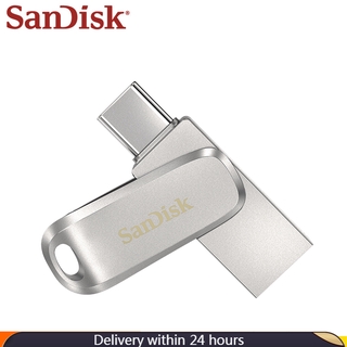 Original SanDisk Dual OTG USB Flash Drive Type-C Pen Drive up to 150MB/s Pendrive 128GB 64GB 32GB USB 3.1 Metal Flash Disk