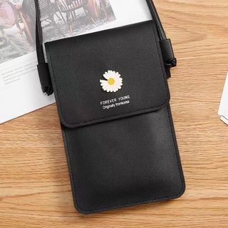 TRIFOLD WALLET✻∋Mumu #2037 Cute Korean Leather Phone Sling Bags Wallet For Women
