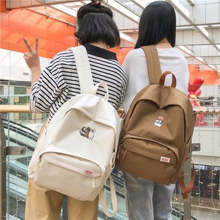 We Bare Bears Pattern Backpack Student School Bag Travel Bag
