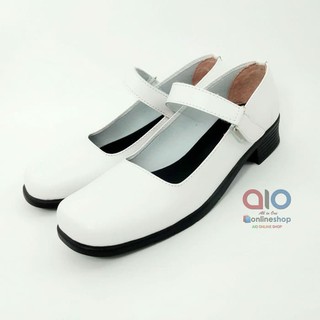 Aline Women's White Pantofel Shoes Rights 3 Cm Formal Midwifery Nurse Doctor Akper Akbid A05 (3)