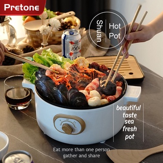 multi cooker Pretone 3L smart electric hot pot multi-function boiling pot One year warranty (3)