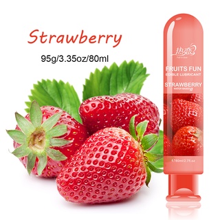 Aocoai Fruit Flavor Lubrication Oil Anal Plug Strawberry Lubricant Water Based Vagina Sex Toys Coupl