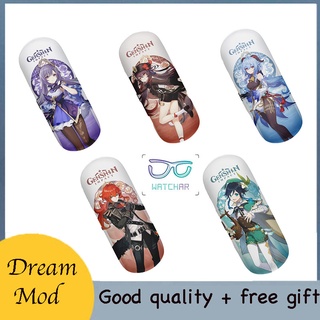 Anime Figure High Quality Universal Hard Glasses Case Eyewear Cases Fashion for Adults and Children Super Popular Box Game Genshin Impact