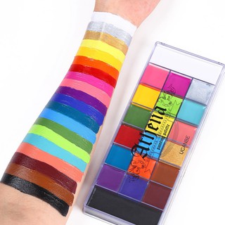 20 Colors Safe Cosmetic Flash Tattoo Painting Art Halloween Party Makeup Fancy Dress Beauty Palette