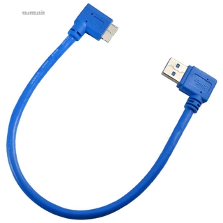 Hot USB 3.0 A to Micro B 90 Degree 1pc For Computer Cable