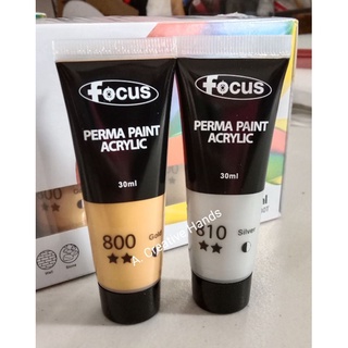 Focus Metallic Acrylic/ Perma Paint 30ml