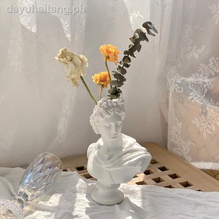 Vintage vase Greek character Apollo statue flower ornament three-dimensional plasterBedroom decoration (1)
