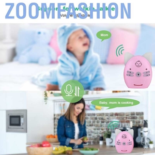 Ax8T Zoomfashion Audio Baby Monitor 2.4G Wireless Safety with Music and Night Light Walkie Talkie S (2)