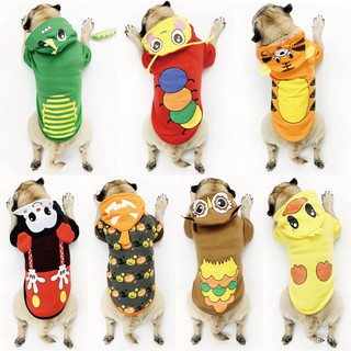 Jarre Aero Bull Pug Autumn and Winter Clothes Small and Medium-Sized Dogs Dog Teddy Winter Sweater B