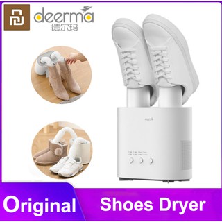 Deerma Shoe Dryer 220v Sterilizer UV Shoe Sterilizer Intelligent Multi-Function Retractable Dryer For Shoes