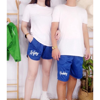 Hubby and wifey couple shorts pair na