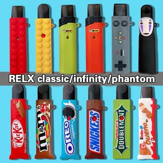 RELX classic/relx infinity/phantom Chocolate silicone protective case Free lanyard