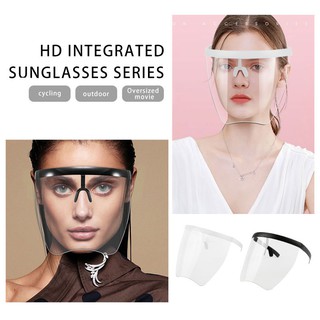 Oversized Exaggerated Visor Wrap Shield Large Mirror Sun Glasses Half Face Shield Guard Protector SUNGLASSES inspired eyeglasses