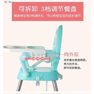 ✽✴♕Baby Dining High Chair Multi-functional Portable Infant Seat (3)