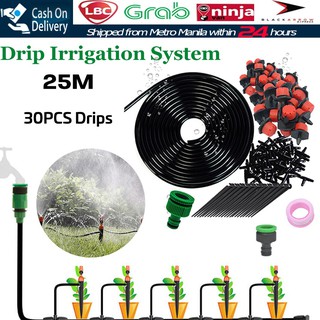 25M Garden DIY Automatic Watering Micro Drip Irrigation Suit (1)