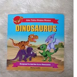 Toddler Boardbook / Child Boardbook / Boardbook I Know Dinosaur Name Affordable Prices