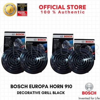 Bosch Mega Bundle Europa Supertone Horn (Black) 12v 300/375Hz Set of 2