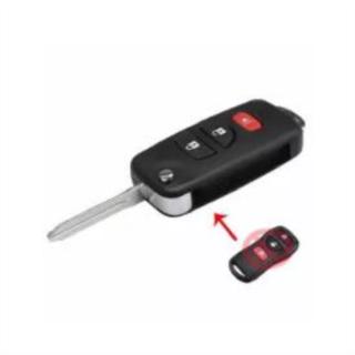 Key case Flip key 3 Button Nissan Grand Livina Xtrail BONUS LOGO