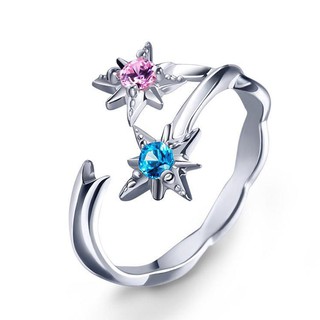 Fashion Ring Your Name Ring Tachibana Palace Water Three Leaf Alloy Handle