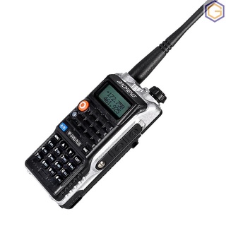 V&G BAOFENG BF-UVB2 Plus FM Transceiver Dual Band LCD Display Handheld Interphone 128CH Two Way Portable Radio Support Long Communication Range Long Standby Time Clear Voice Walkie Talkie Black US Plug