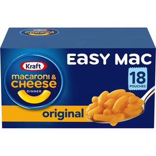 Kraft Mac N Cheese Easy Mac Original Macaroni & Cheese Microwavable Dinner Sold Per Pouch (1)