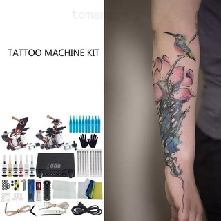 Tattoo Machine Set Full Set Of Beginner Tattoo Equipment Self-taught Durable Safe Tattoo Machine Too (1)