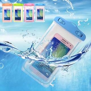 Luminous Glow Waterproof Underwater Pouch Dry Case Phones
