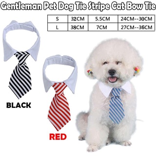 ❈Gentleman Pet Dog Tie Stripe Cat Bow Tie Puppy Necktie For Small Dogs collar grooming