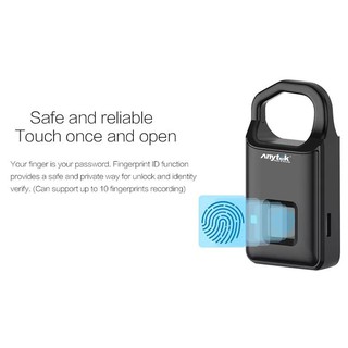 Anytek P4 USB Charging Security Smart Fingerprint Lock (7)