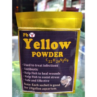 PB +Yellow Powder Use to treat Infection to your fish