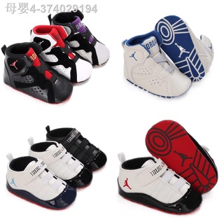 ◘✙Baby Boy Shoes Jordan Basketball Sport Walking AntiSlip Newborn Walkers Toddler Sneakers Christeni