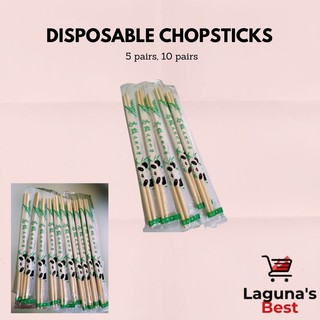 Disposable Chopsticks - 10 pairs, 5 pairs