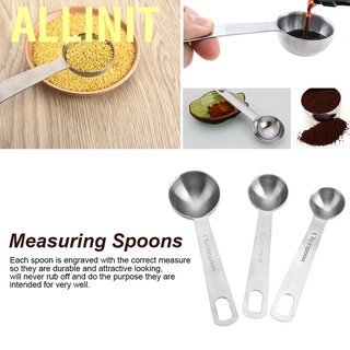 6Pcs/set Stainless Steel Measuring Spoons Set