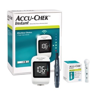 Accu chek Instant Blood Glucose Machine with Free 10 Strips