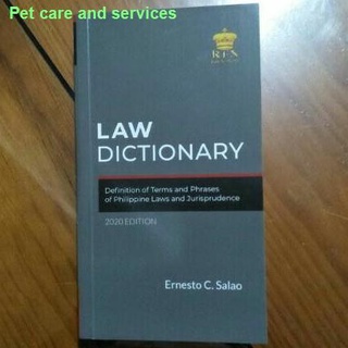 ♙Law Dictionary (Rex) (2020)- Pocket-Sized Paper Bound - Legal terms and phrases - by Ernesto Salao