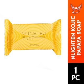 ✳NWORLD Nlighten Kojic Papaya with Glutathione Soap Whitening Good for Oily Skin (135g)Beauty