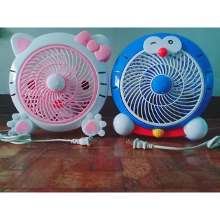 Cartoon Fan (Hello Kitty / Doraemon)