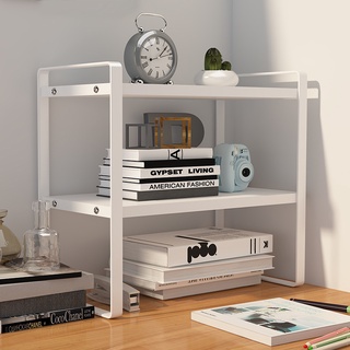 Desktop Storage Rack Nordic Simple Multi-layer Wrought Iron Bookshelf Kitchen Seasoning Small Shelf