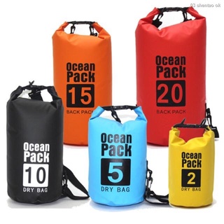 ✶▣✕Ocean pack backpack 2L3L5L10L15L20L30L Waterproof Dry bag