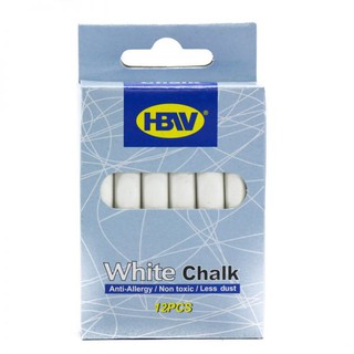 HBW Colored Chalk - 12pcs/box Anti Allergy/Non toxic/Less dust (8)