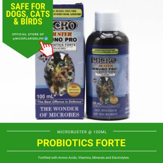 Micro Buster Immuno Pro Probiotics Forte for Pets and Birds (100ml) [PRICE SLASHED]