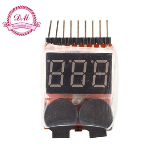 1S-8S Lipo Battery Low Voltage Tester Test VOLTMETRE test monitor Buzzer alarm indicator