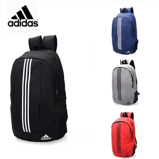 men sling bag☏☜Original Adidas Backpack 3 stripes nylon Men and women laptop bag Trave (1)